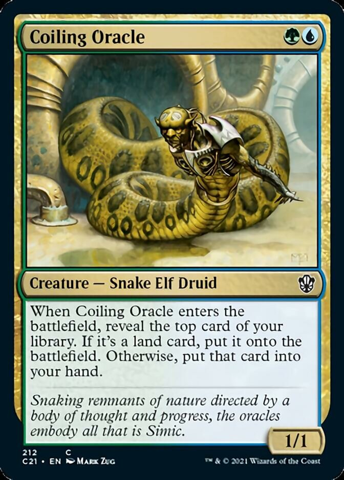Coiling Oracle [Commander 2021] | Webway Games