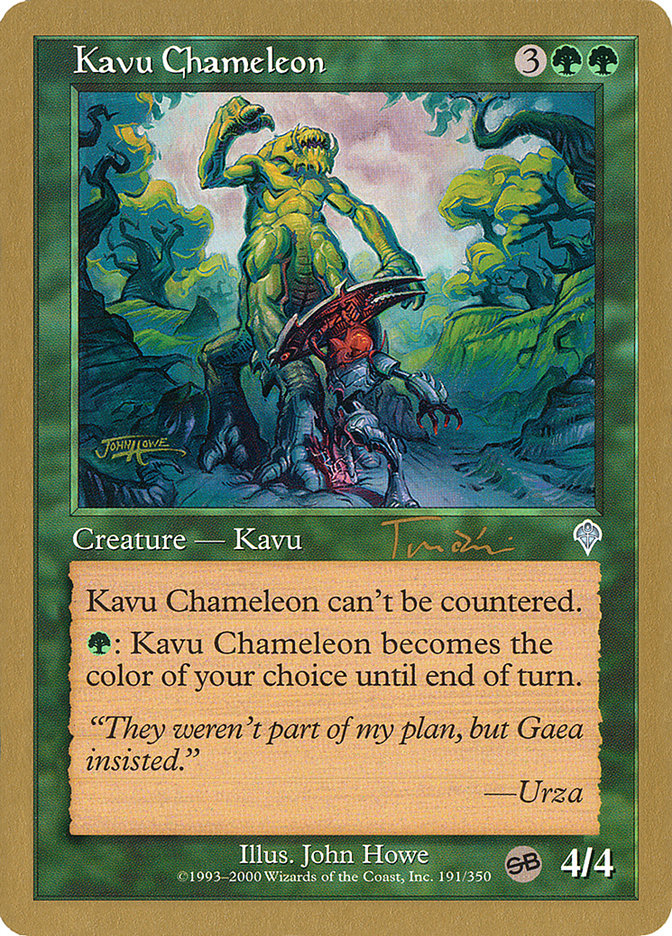 Kavu Chameleon (Jan Tomcani) (SB) [World Championship Decks 2001] | Webway Games