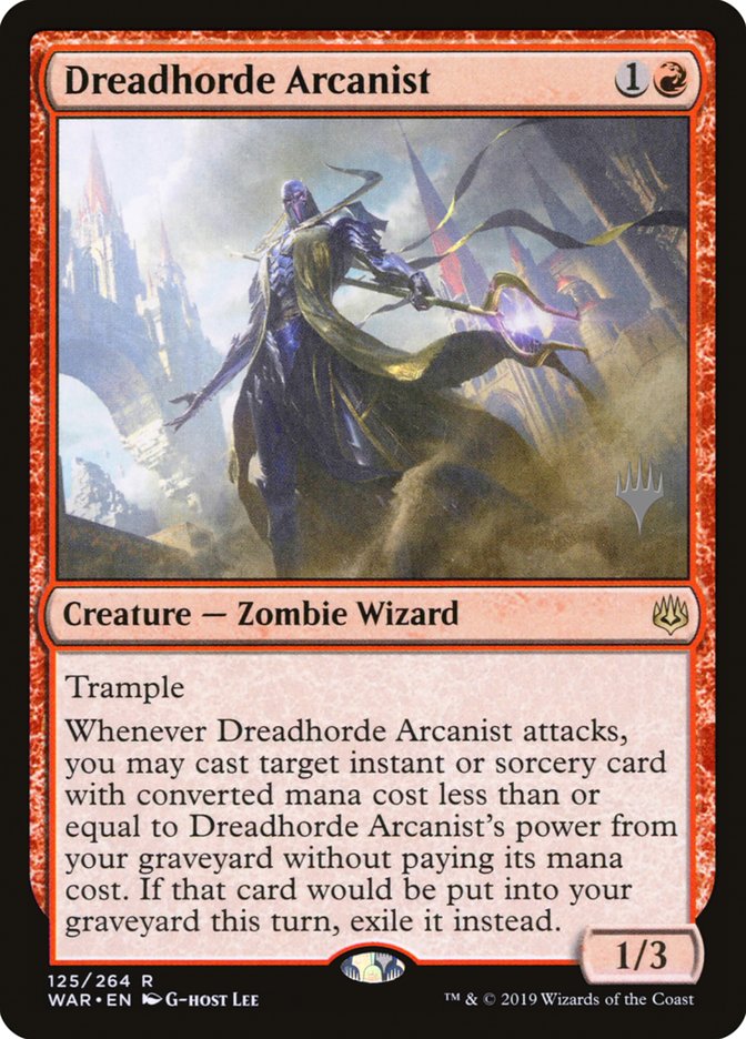 Dreadhorde Arcanist (Promo Pack) [War of the Spark Promos] | Webway Games