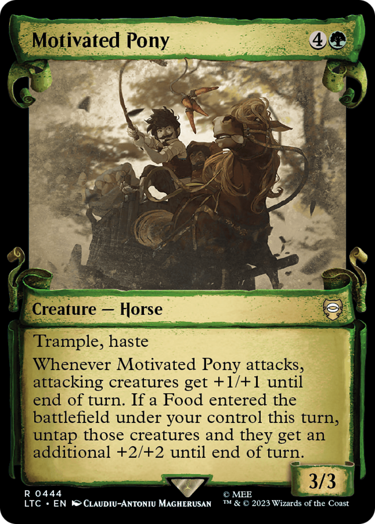 Motivated Pony [The Lord of the Rings: Tales of Middle-Earth Commander Showcase Scrolls] | Webway Games