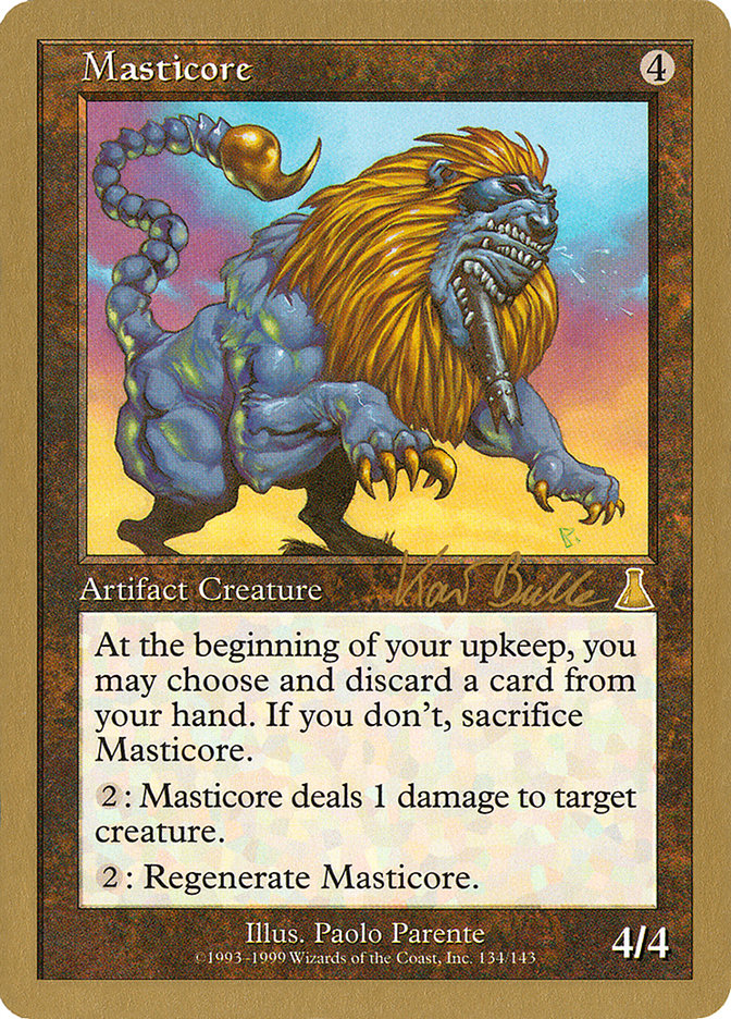 Masticore (Kai Budde) [World Championship Decks 1999] | Webway Games