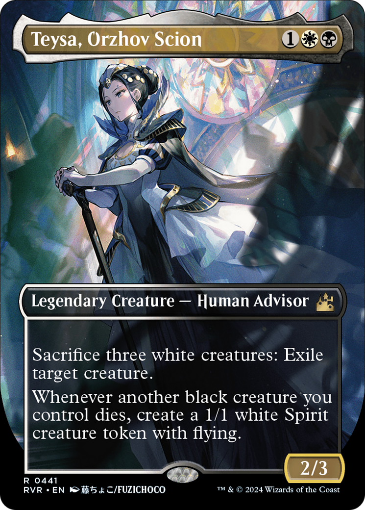 Teysa, Orzhov Scion (Anime Borderless) [Ravnica Remastered] | Webway Games