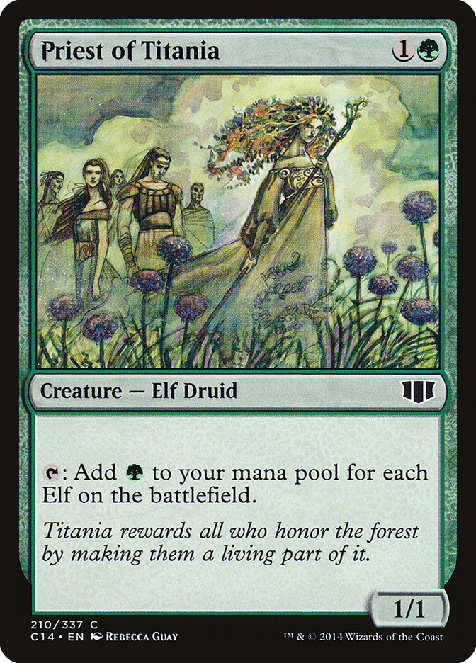 Priest of Titania [Commander 2014] | Webway Games