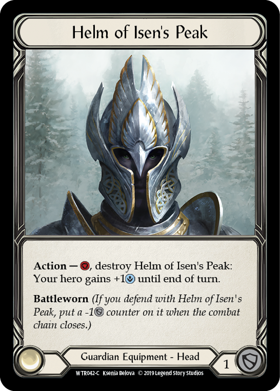 Helm of Isen's Peak [WTR042-C] Alpha Print Normal | Webway Games