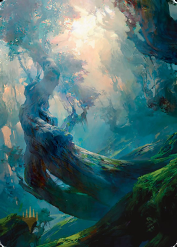 Forest 3 Art Card (Gold-Stamped Signature) [Zendikar Rising Art Series] | Webway Games