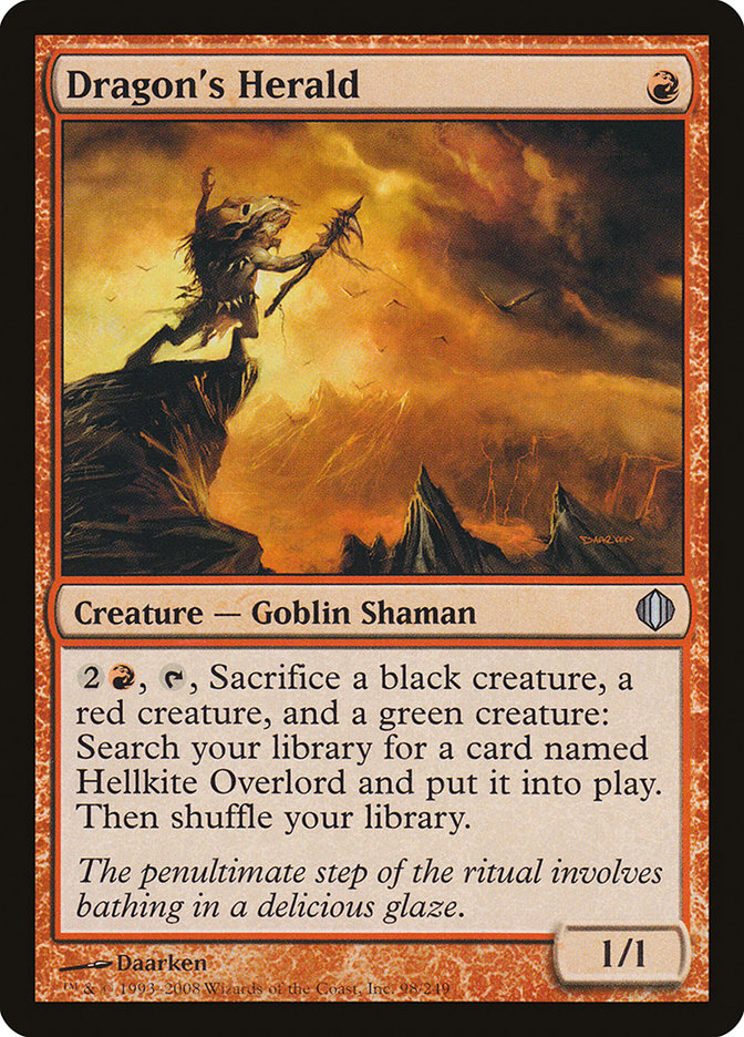 Dragon's Herald [Shards of Alara] | Webway Games