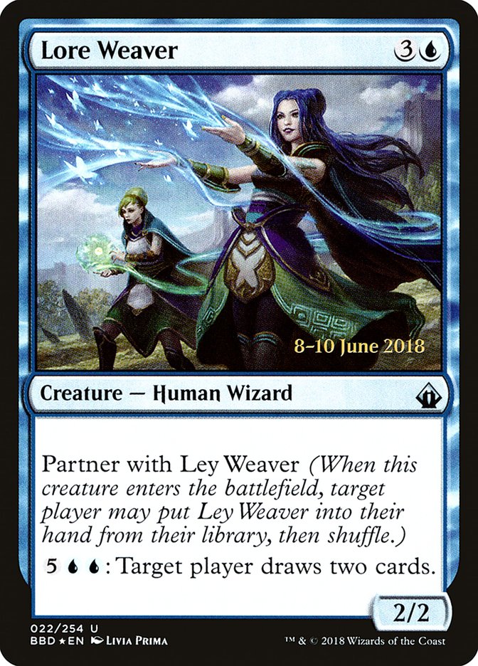 Lore Weaver  (Prerelease) [Battlebond Prerelease Promos] | Webway Games