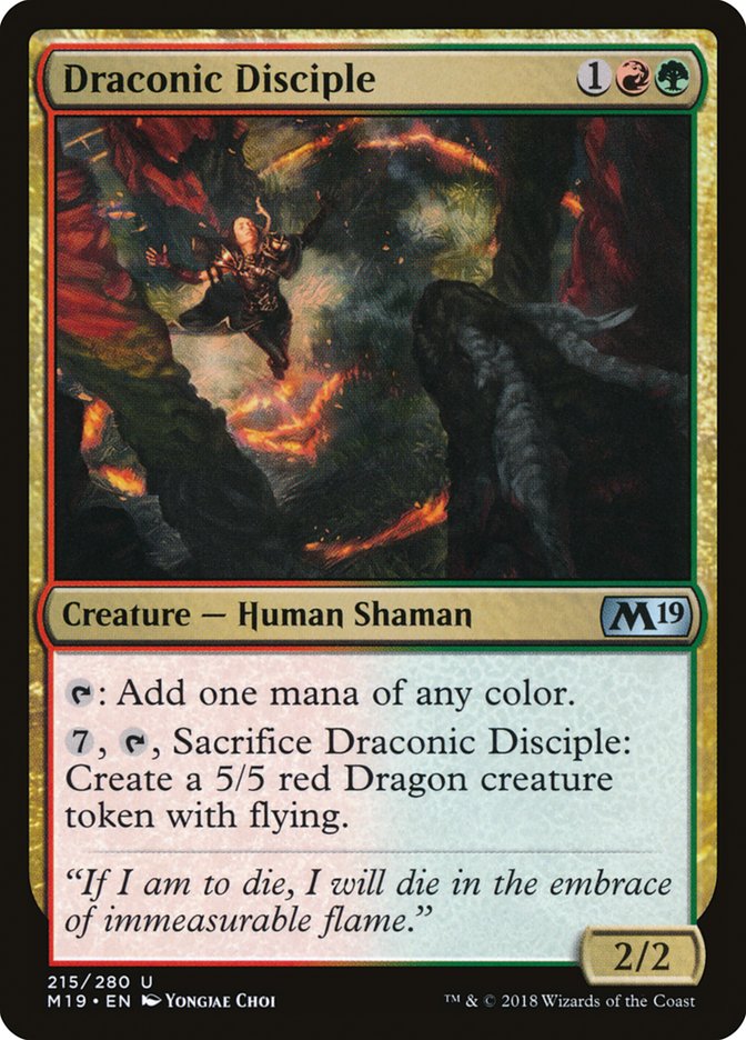 Draconic Disciple [Core Set 2019] | Webway Games