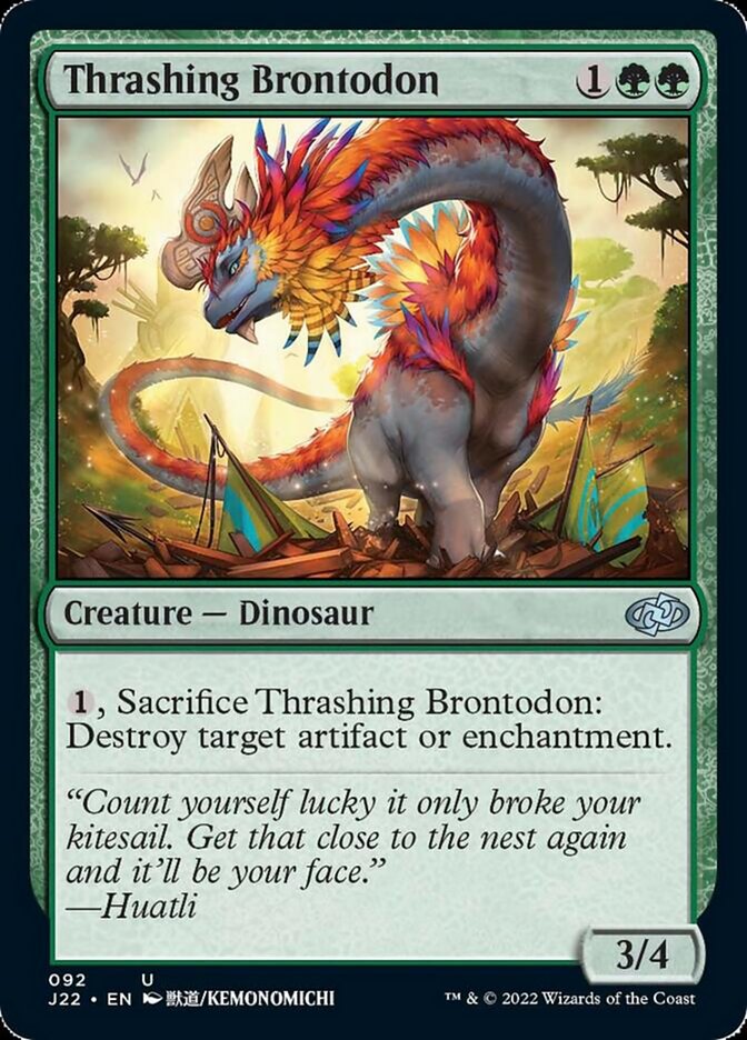 Thrashing Brontodon [Jumpstart 2022] | Webway Games