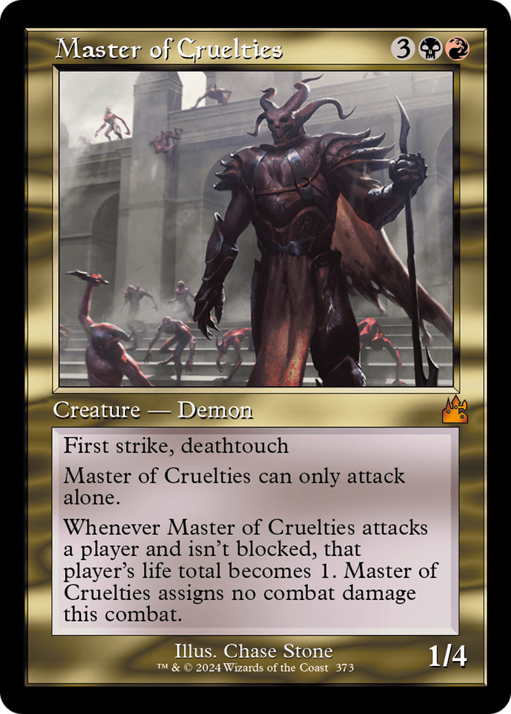 Master of Cruelties (Retro Frame) [Ravnica Remastered] | Webway Games