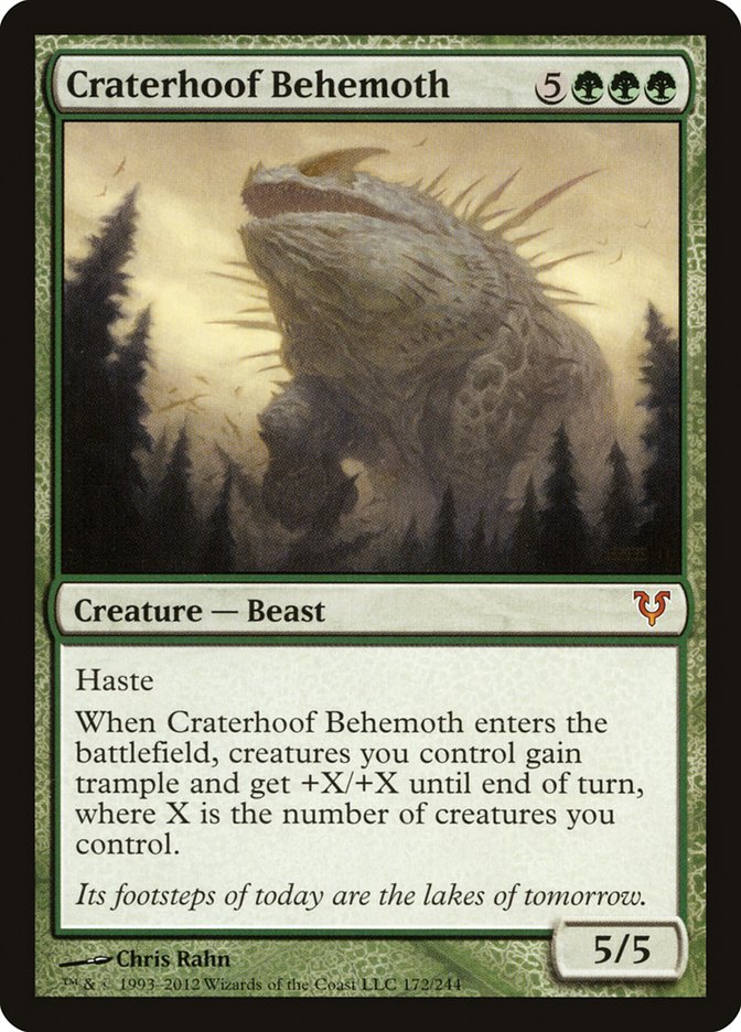 Craterhoof Behemoth [Avacyn Restored] | Webway Games