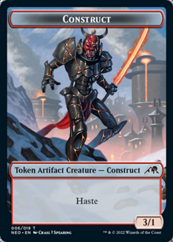 Construct Token (006) [Kamigawa: Neon Dynasty Tokens] | Webway Games