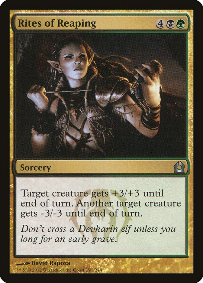 Rites of Reaping [Return to Ravnica] | Webway Games