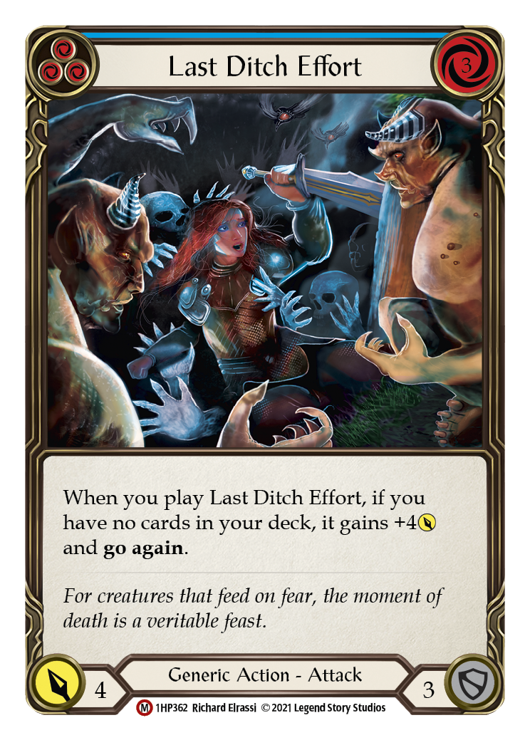 Last Ditch Effort [1HP362] | Webway Games