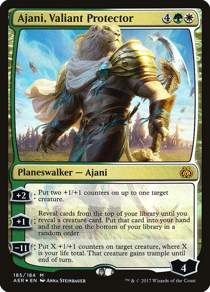 Ajani, Valiant Protector [Aether Revolt] | Webway Games