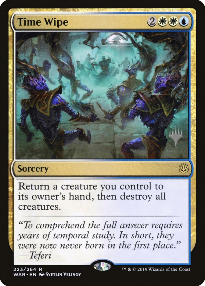 Time Wipe (Promo Pack) [War of the Spark Promos] | Webway Games