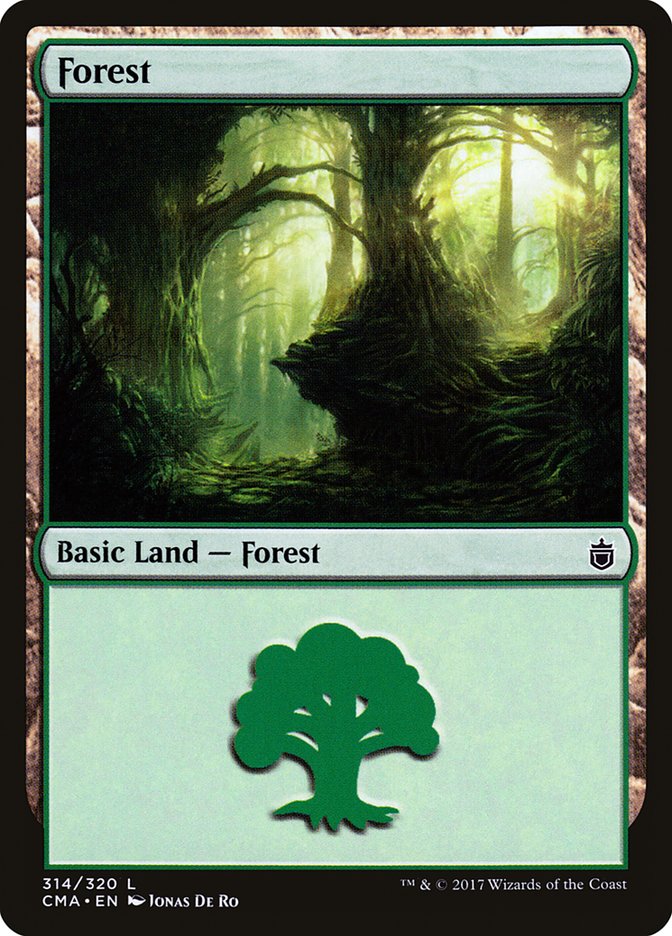 Forest (#314) [Commander Anthology] | Webway Games