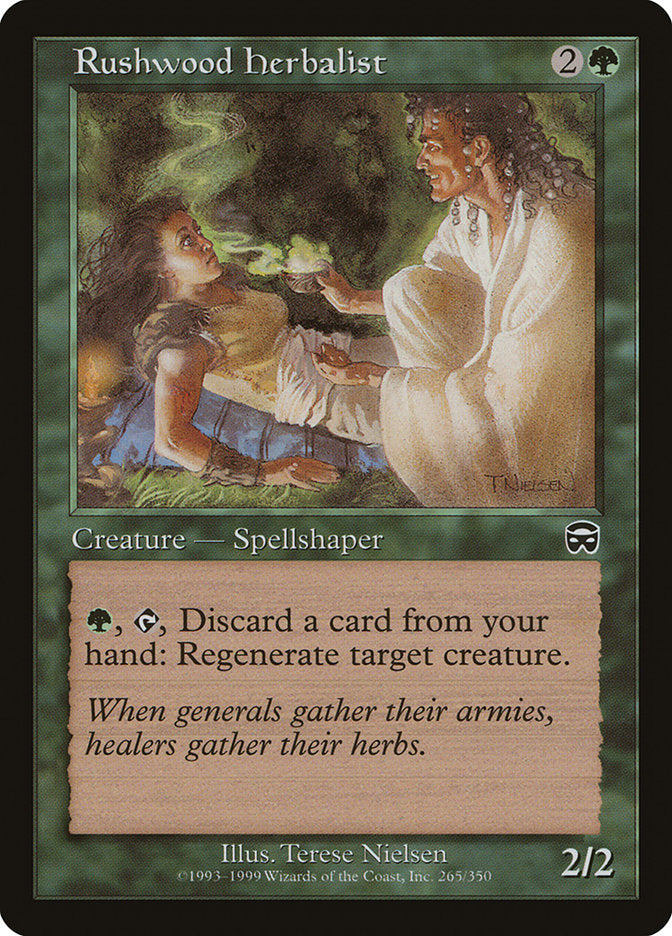 Rushwood Herbalist [Mercadian Masques] | Webway Games