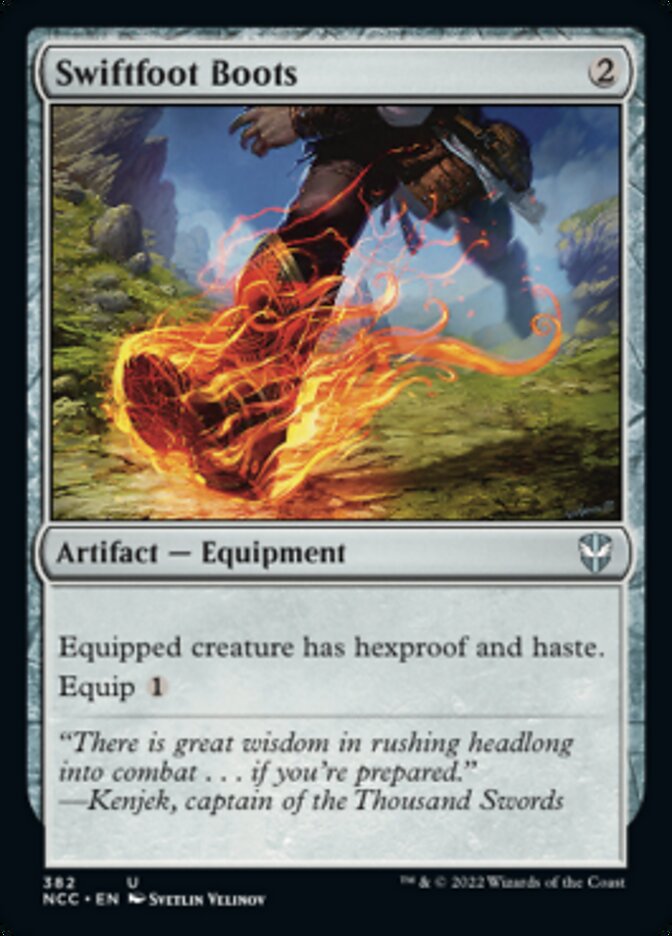 Swiftfoot Boots [Streets of New Capenna Commander] | Webway Games