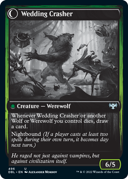 Wolfkin Outcast // Wedding Crasher [Innistrad: Double Feature] | Webway Games