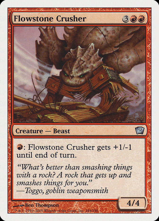 Flowstone Crusher [Ninth Edition] | Webway Games
