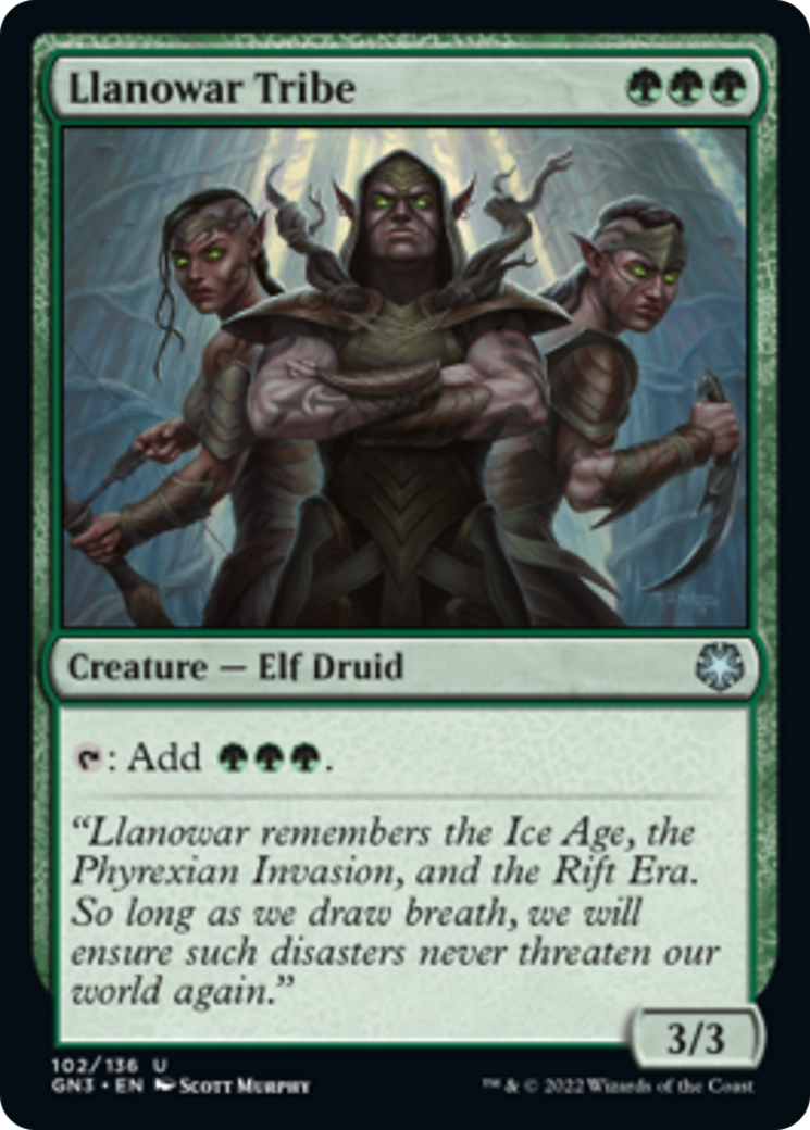Llanowar Tribe [Game Night: Free-for-All] | Webway Games