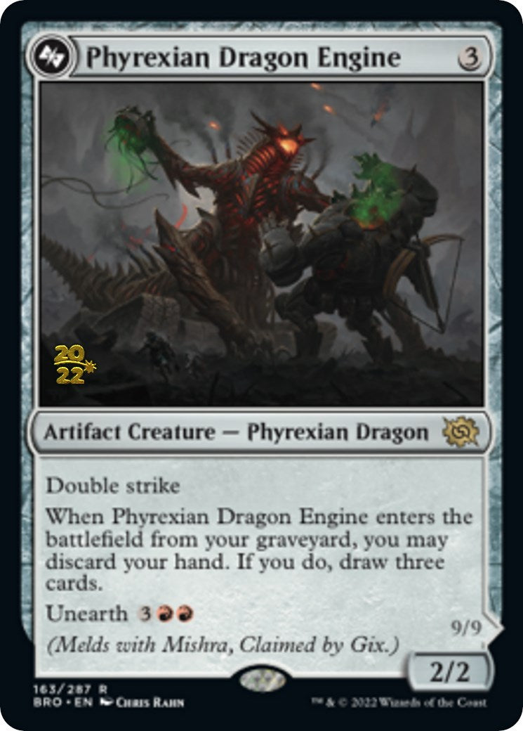 Phyrexian Dragon Engine [The Brothers' War: Prerelease Promos] | Webway Games