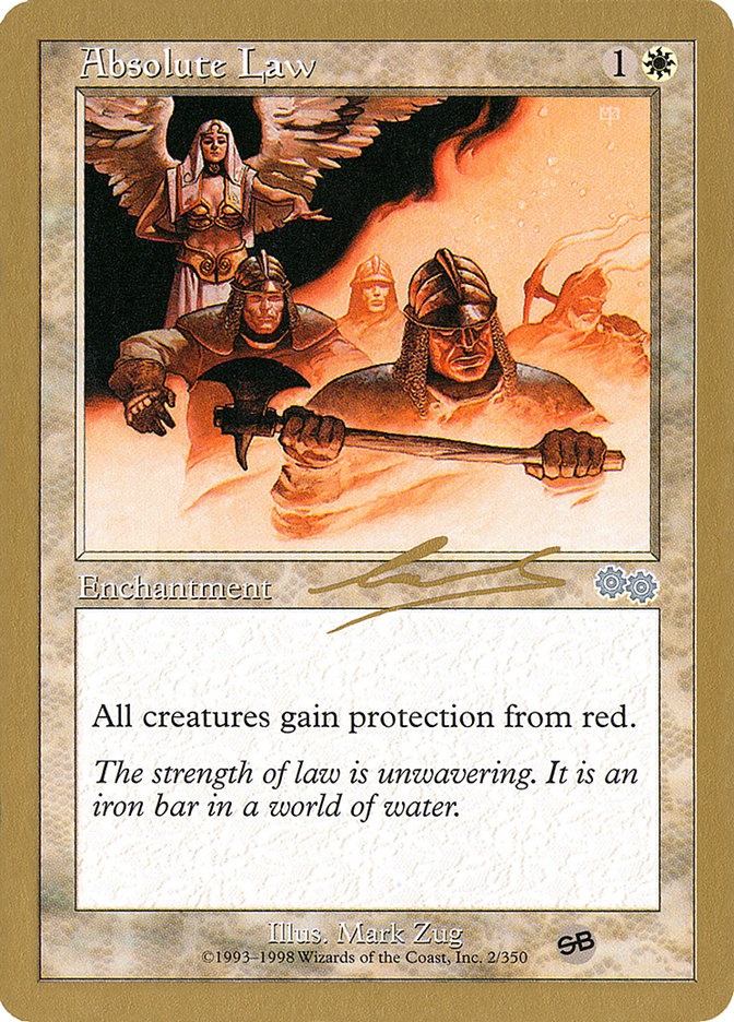 Absolute Law (Nicolas Labarre) (SB) [World Championship Decks 2000] | Webway Games