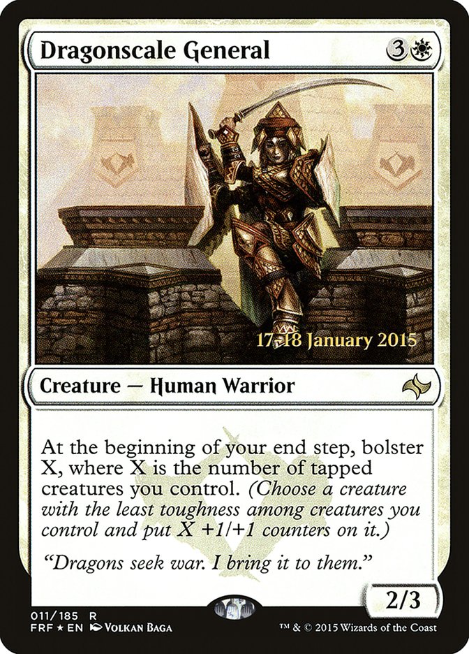 Dragonscale General  (Prerelease) [Fate Reforged Prerelease Promos] | Webway Games