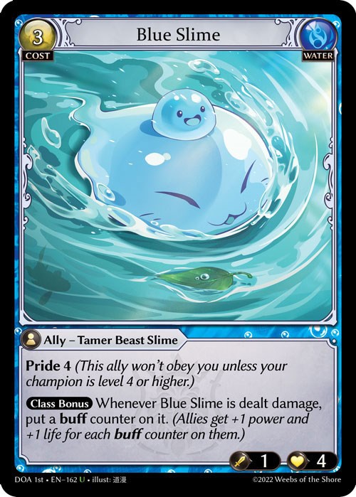 Blue Slime (162) [Dawn of Ashes: 1st Edition] | Webway Games