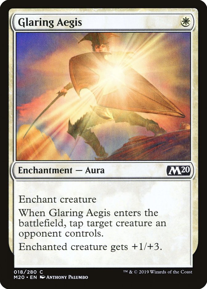 Glaring Aegis [Core Set 2020] | Webway Games
