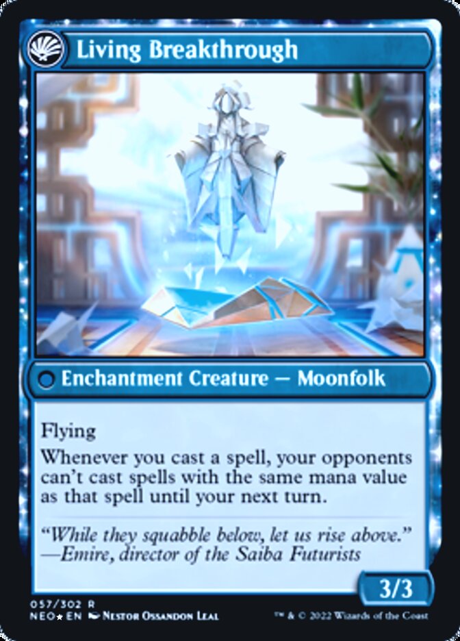 Inventive Iteration // Living Breakthrough [Kamigawa: Neon Dynasty Prerelease Promos] | Webway Games