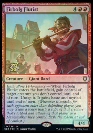 Firbolg Flutist [Commander Legends: Battle for Baldur's Gate Prerelease Promos] | Webway Games
