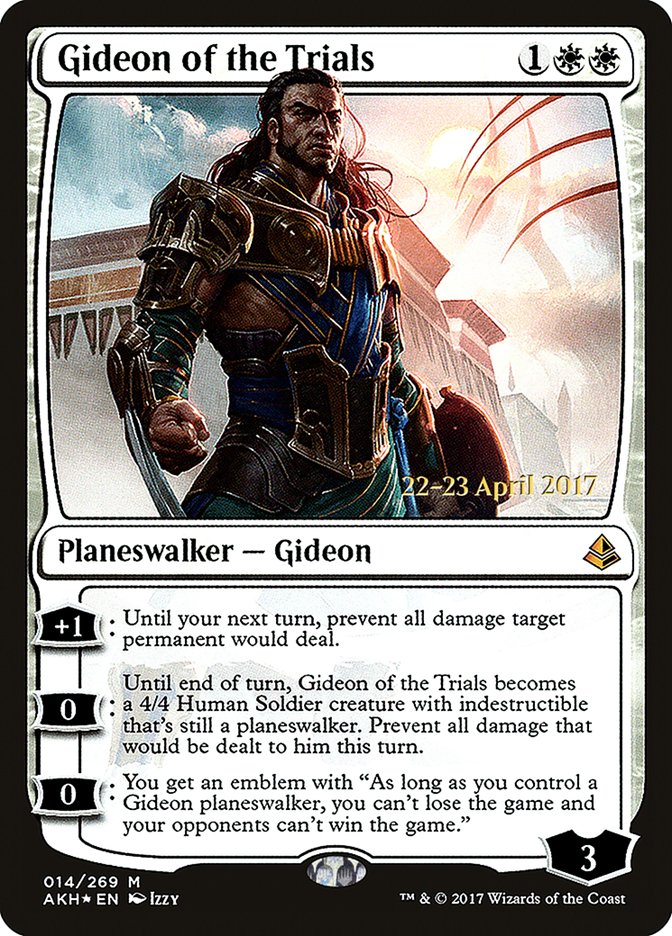 Gideon of the Trials  (Prerelease) [Amonkhet Prerelease Promos] | Webway Games