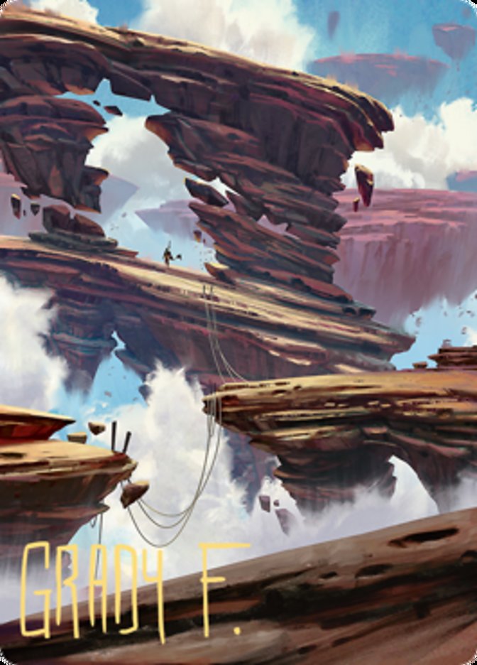 Boulderloft Pathway Art Card (Gold-Stamped Signature) [Zendikar Rising Art Series] | Webway Games