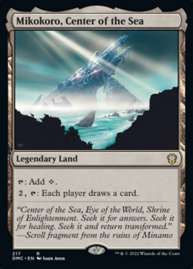 Mikokoro, Center of the Sea [Dominaria United Commander] | Webway Games