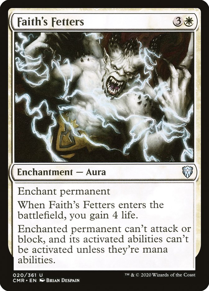 Faith's Fetters [Commander Legends] | Webway Games