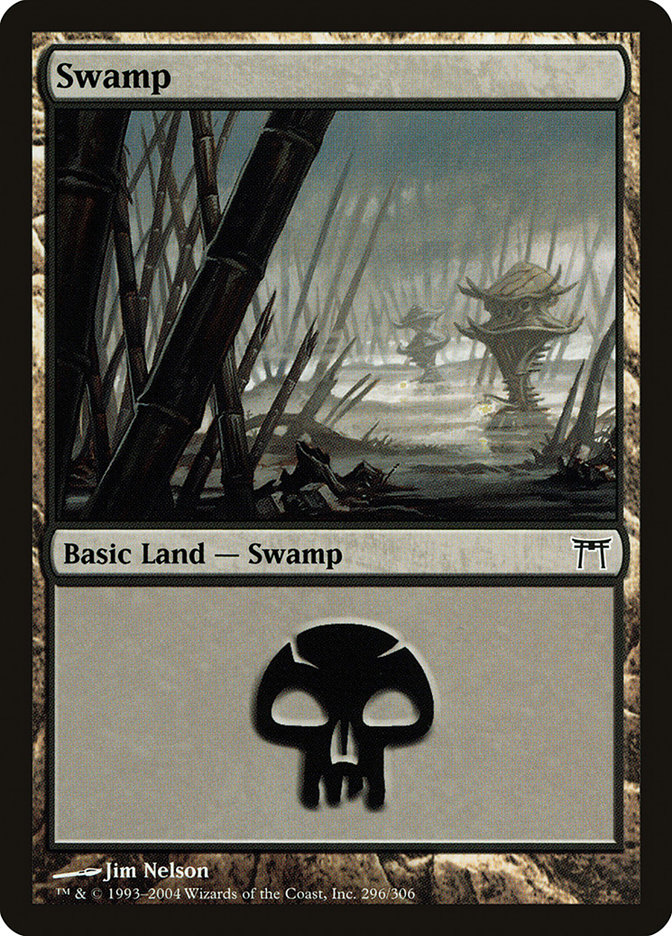 Swamp (#296) [Champions of Kamigawa] | Webway Games