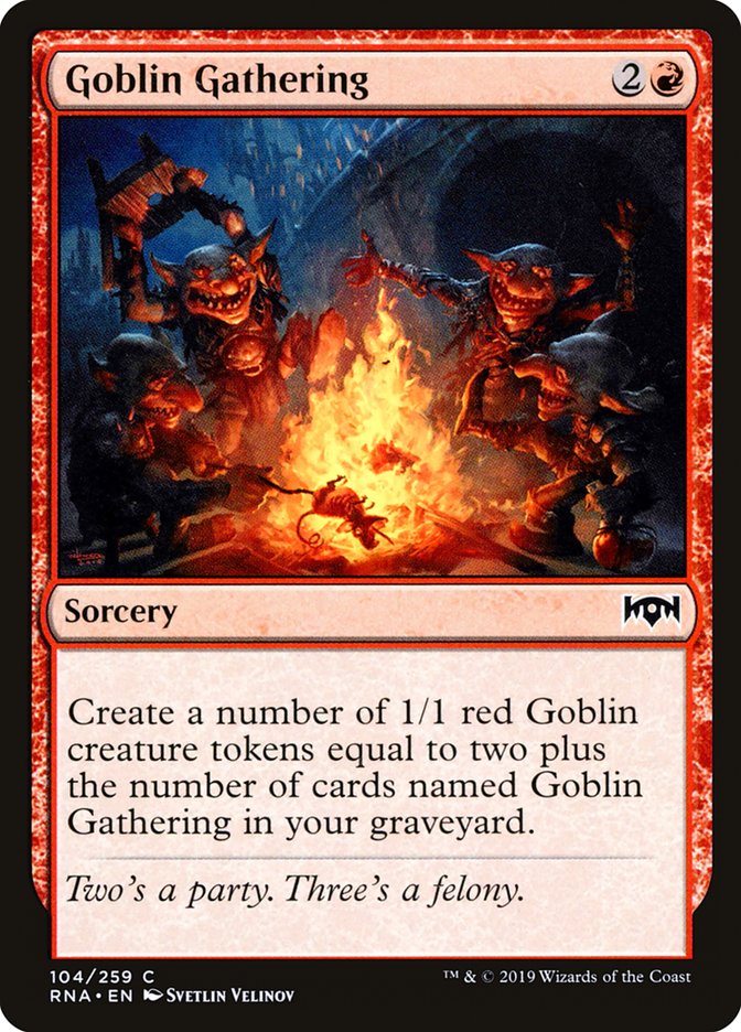 Goblin Gathering [Ravnica Allegiance] | Webway Games