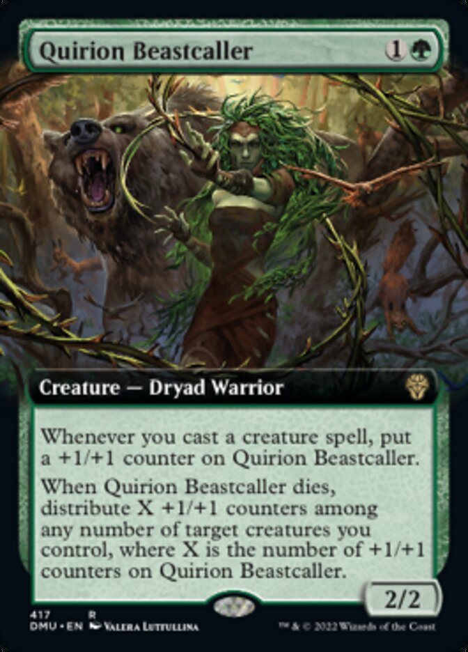 Quirion Beastcaller (Extended Art) [Dominaria United] | Webway Games