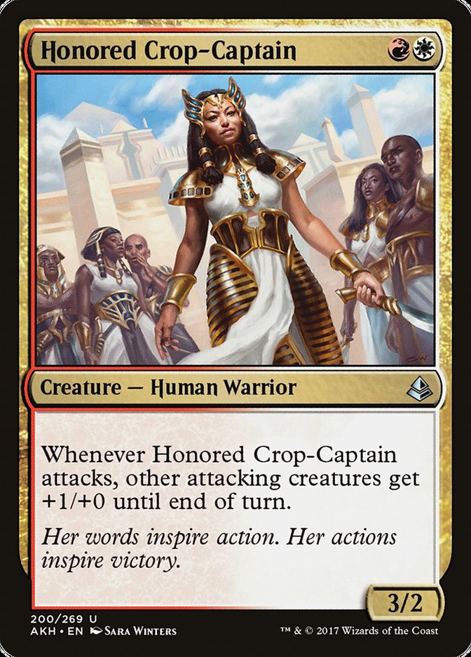 Honored Crop-Captain [Amonkhet] | Webway Games
