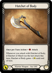 Spectral Shield // Hatchet of Body [U-MON104 // U-MON105] Unlimited Normal | Webway Games