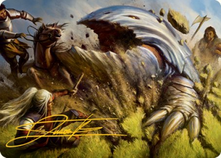 Bulette Art Card (Gold-Stamped Signature) [Dungeons & Dragons: Adventures in the Forgotten Realms Art Series] | Webway Games