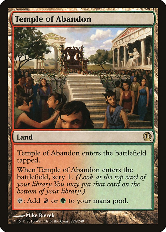 Temple of Abandon [Theros] | Webway Games