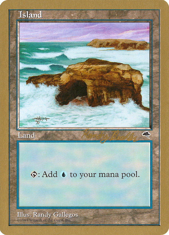 Island (rb336) (Randy Buehler) [World Championship Decks 1998] | Webway Games
