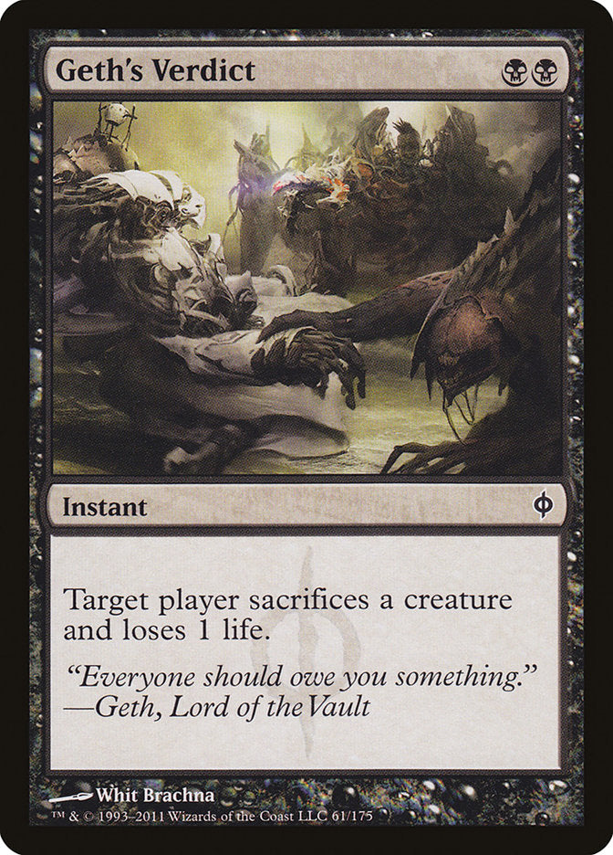 Geth's Verdict [New Phyrexia] | Webway Games
