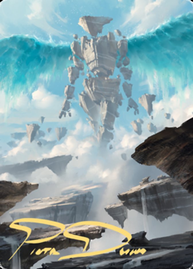 Celestial Colonnade Art Card (Gold-Stamped Signature) [Zendikar Rising Art Series] | Webway Games