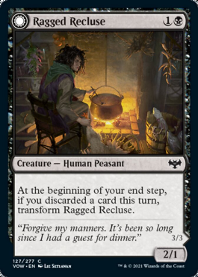 Ragged Recluse // Odious Witch [Innistrad: Crimson Vow] | Webway Games
