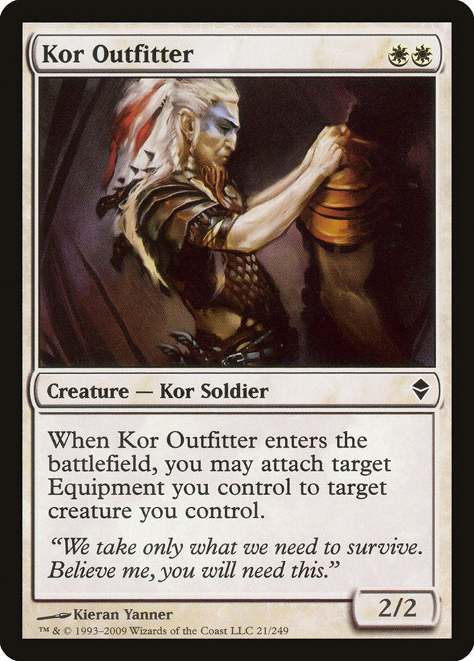 Kor Outfitter [Zendikar] | Webway Games