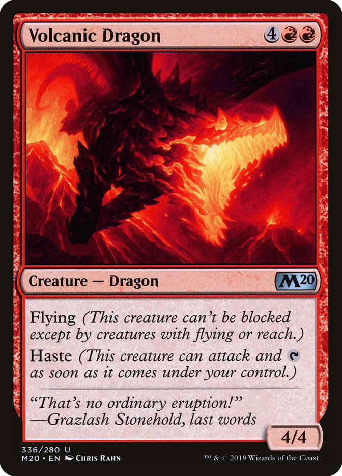 Volcanic Dragon [Core Set 2020] | Webway Games